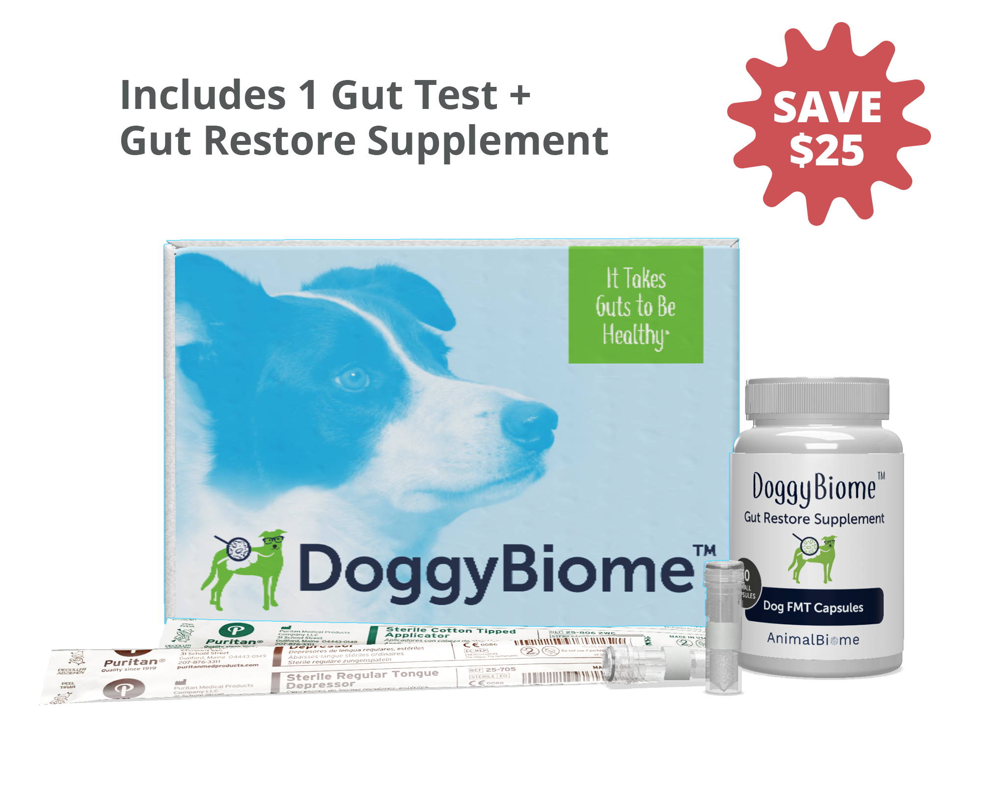DoggyBiome Gut Health Starter Pack for Dogs