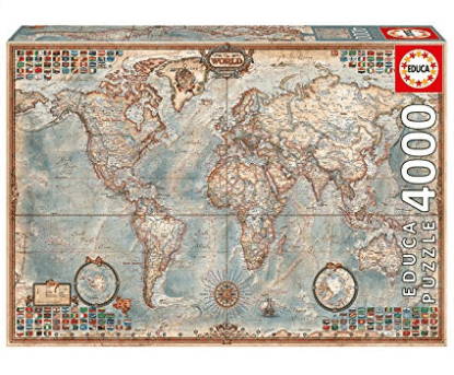 4,000 Piece Puzzle World Map