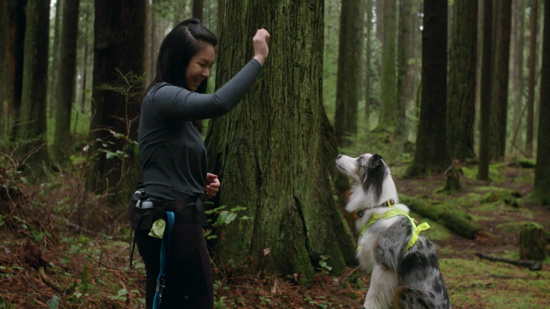 Woman with dog