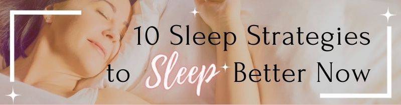 sleep strategies