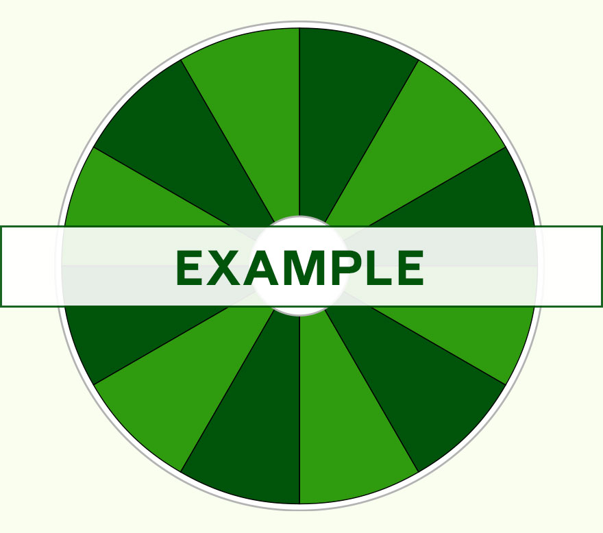 Example image of the Spin Wheel.