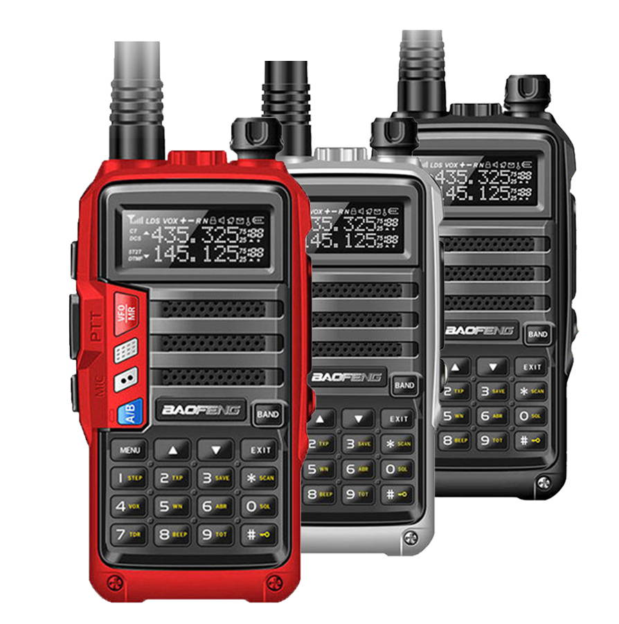 Tri-Band walkie talkies UV-S9