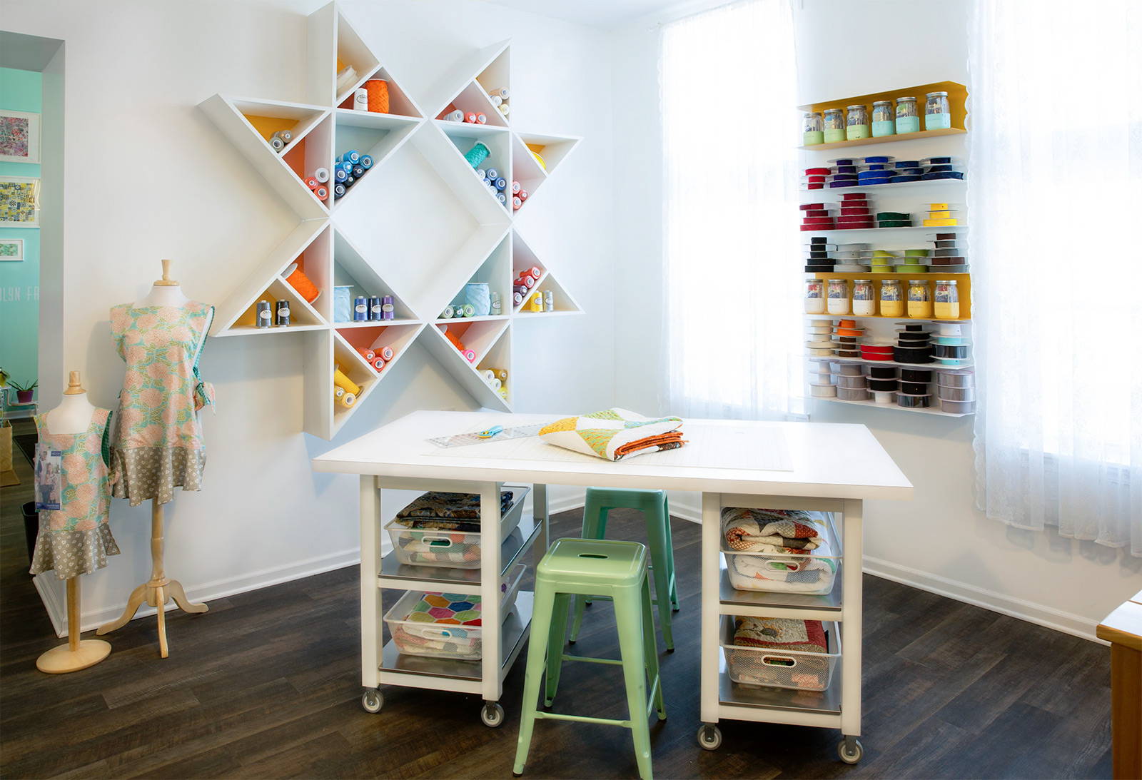 shop colorful quilt trims and bindings in Missouri Star's Dedicated backing & trim store in Quilt Town USA!