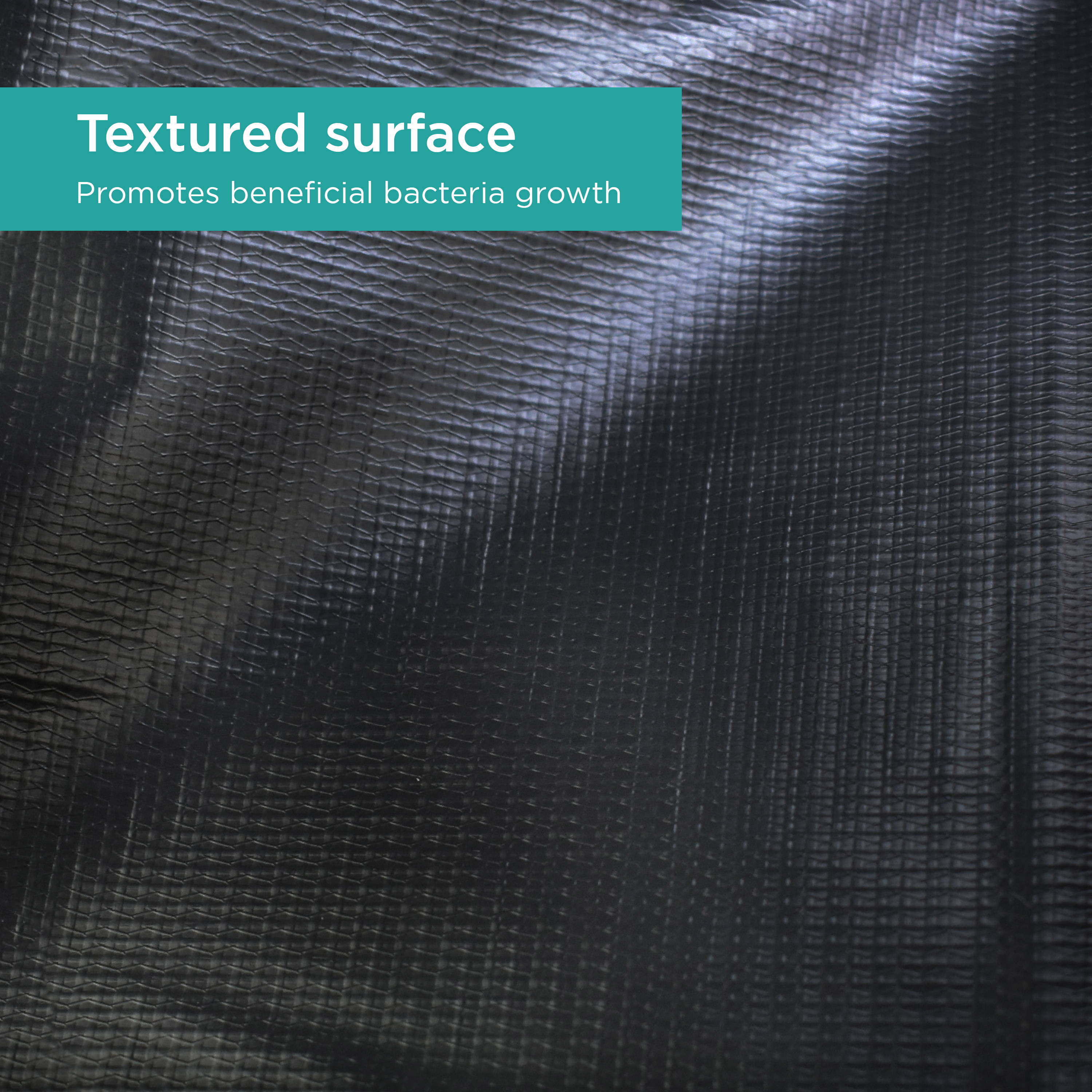 TotalPond pond liners have a textured surface