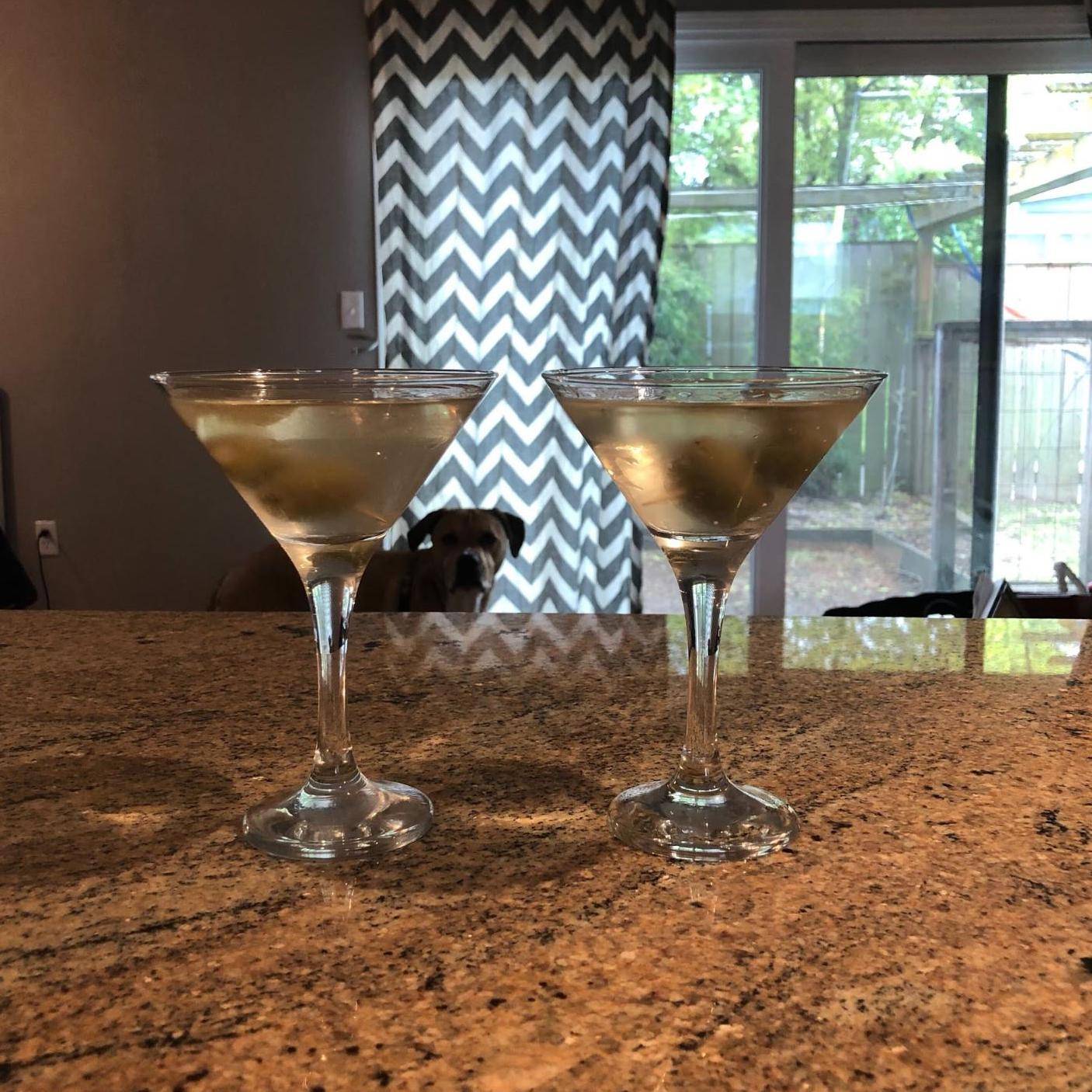 Dirty martinis