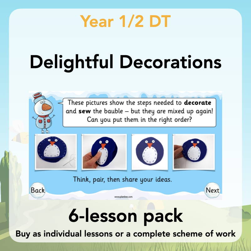 Year 1 Curriculum - Delightful Decorations