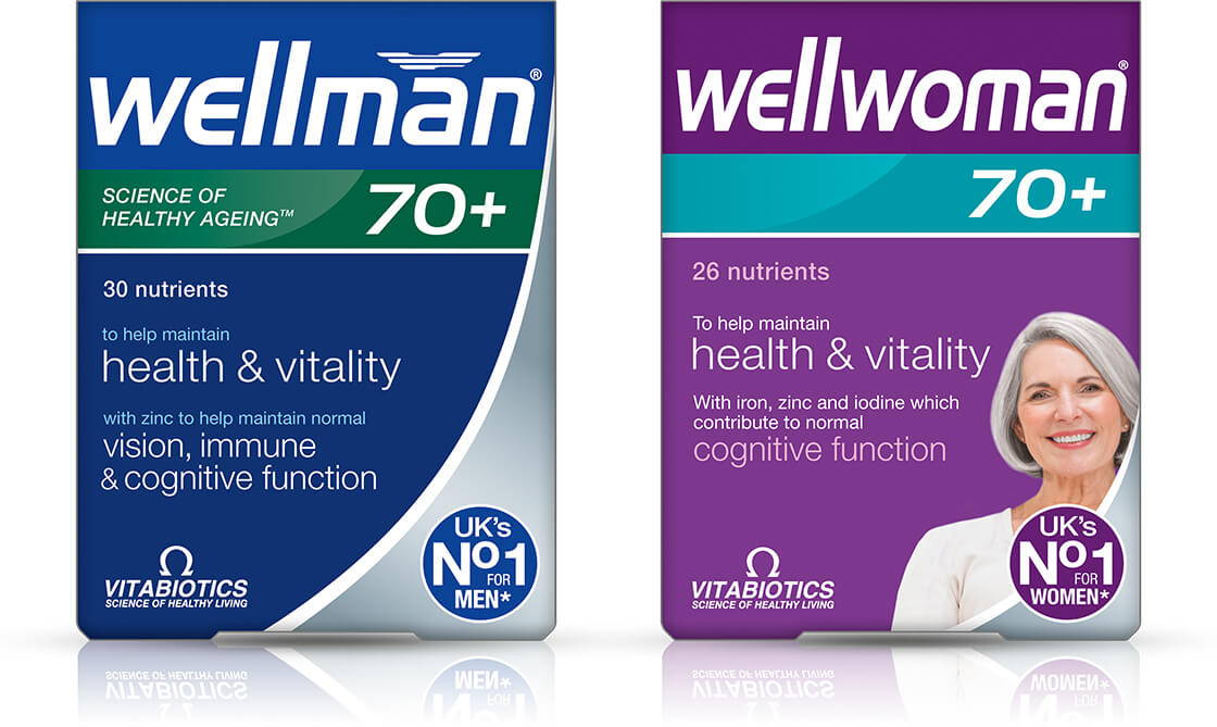 Wellman & Wellwoman 70+ Packs