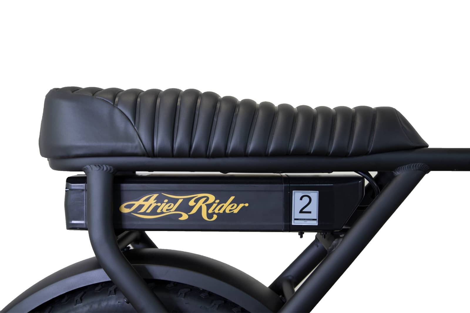 The battery of Ariel Rider electric bike
