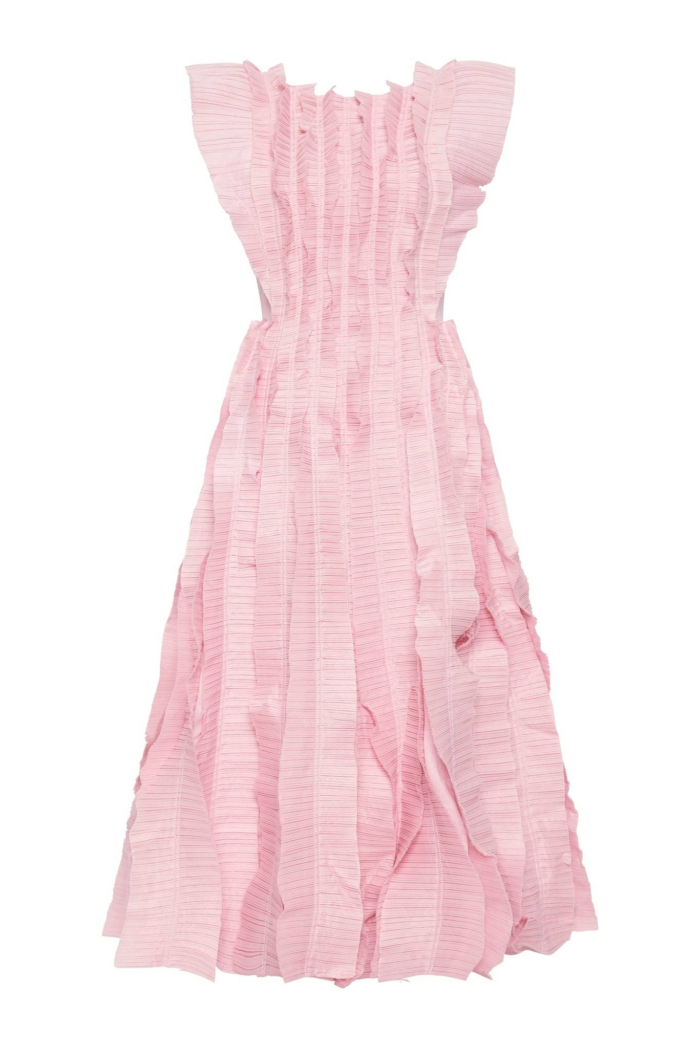 Light pink midi dress