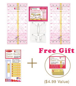 2-Guidelines Ruler Perfect4Pattern Set by Guidelines4Quilting