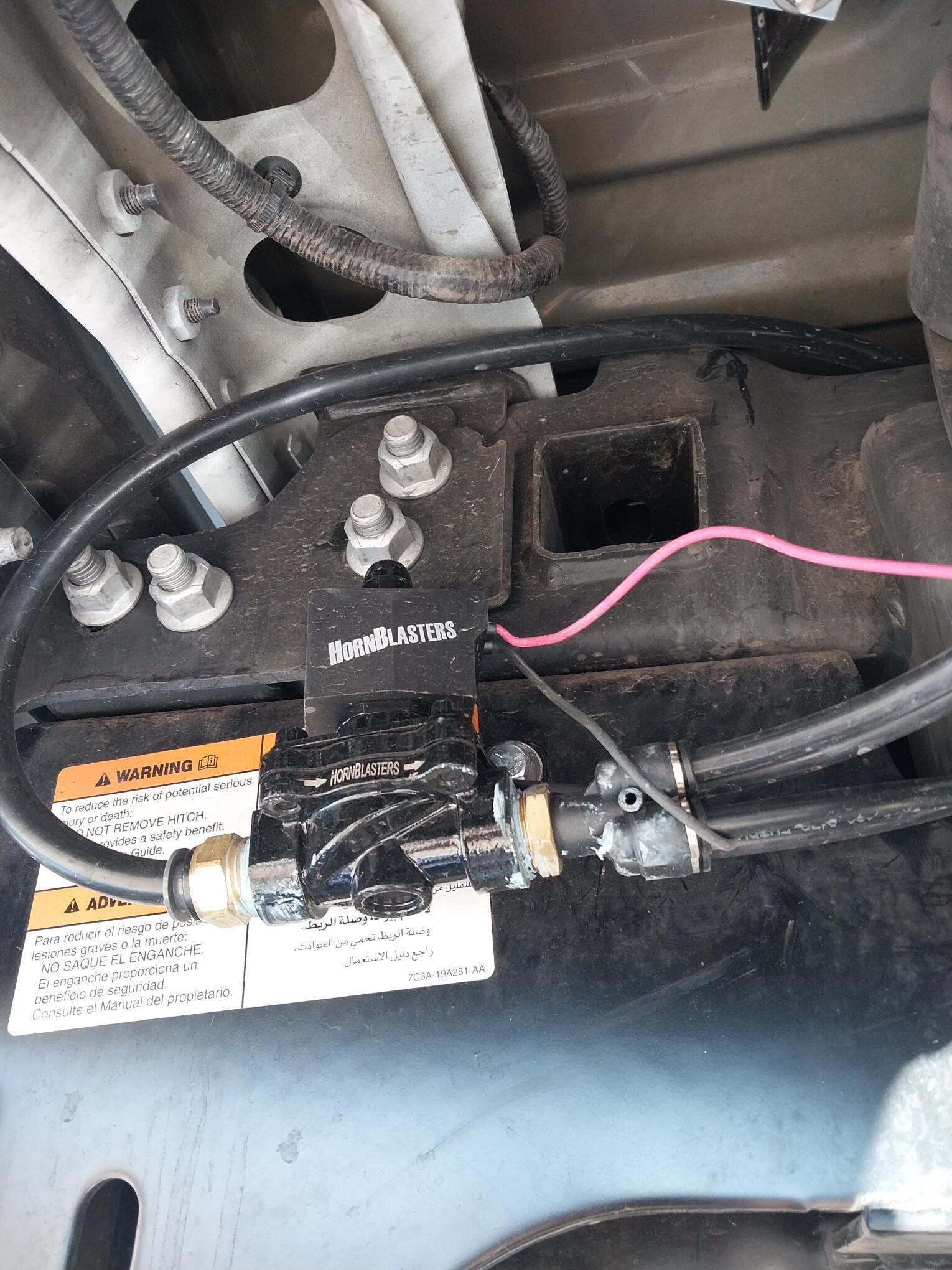 Kevin's 2021 Ford F-250 Train Horn Install with Shocker XL Train Horn