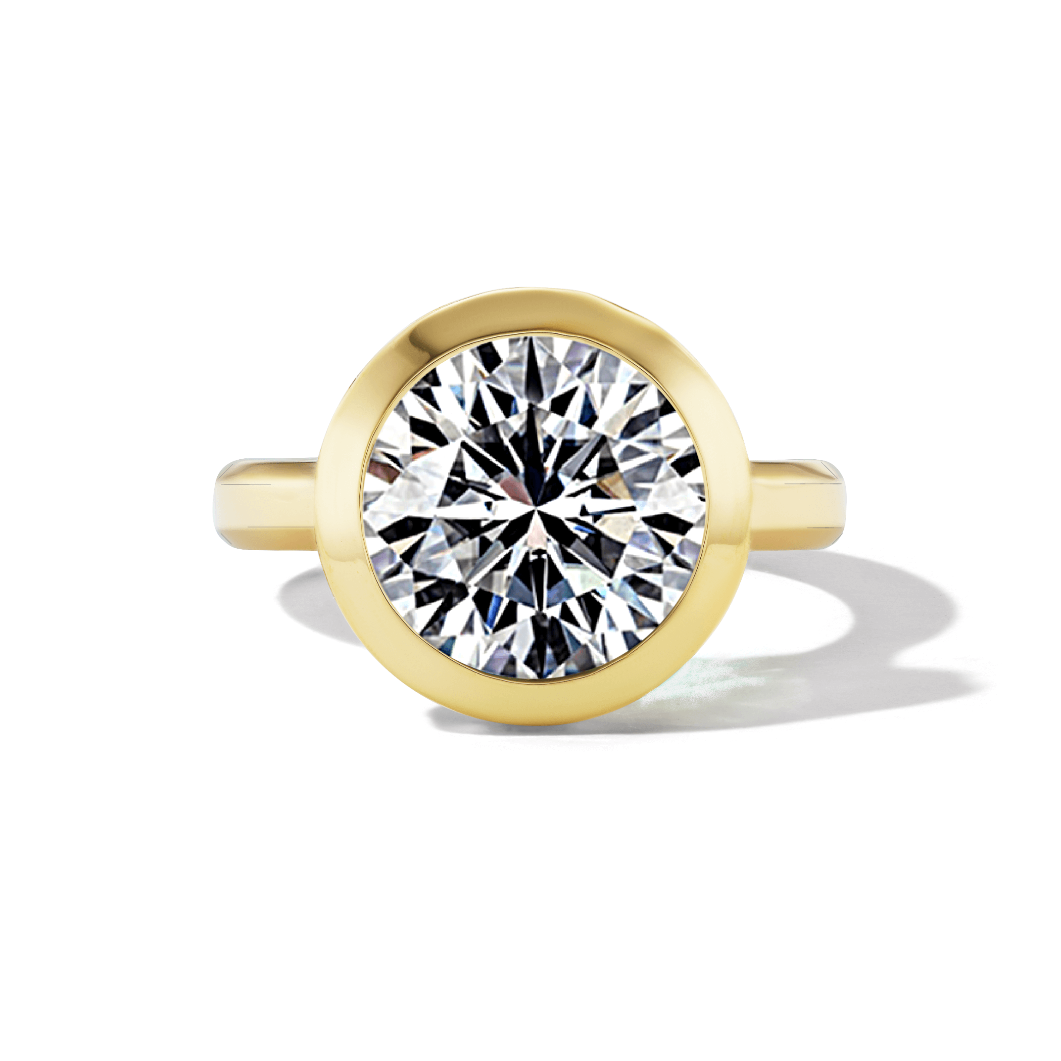 round-diamond-bezel-set-ring