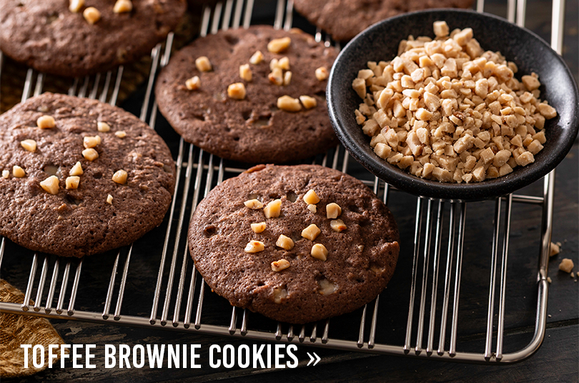 Toffee Brownie Cookies