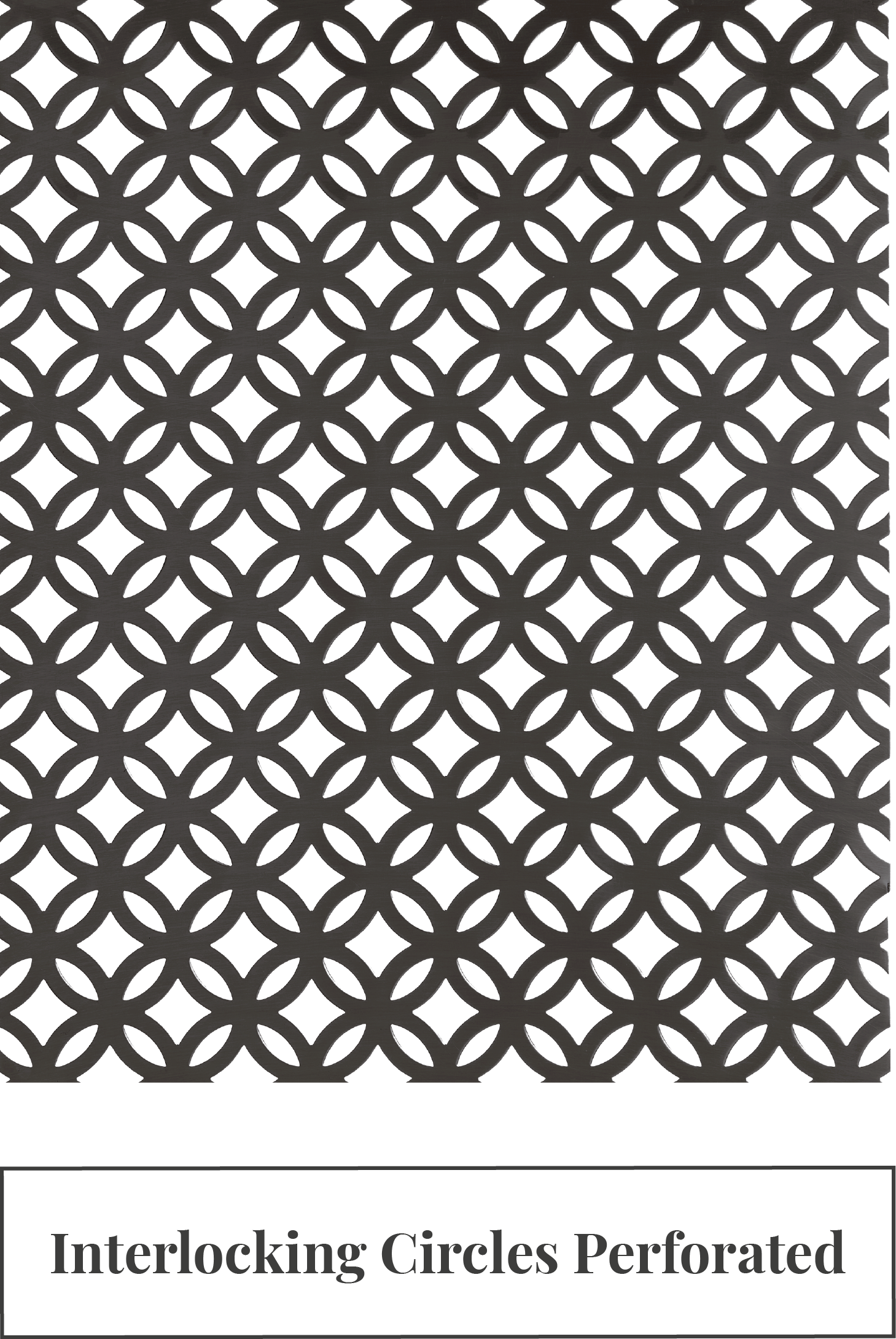 Interlocking Circles Perforated