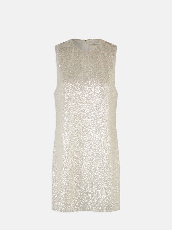 A product image of the Stine Goya sleeveless Isha Top in sparkly Sugar Swizzle.