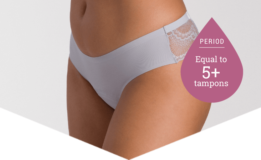 Period Underwear  High-Cut Everyday - 5+ Tampons Worth