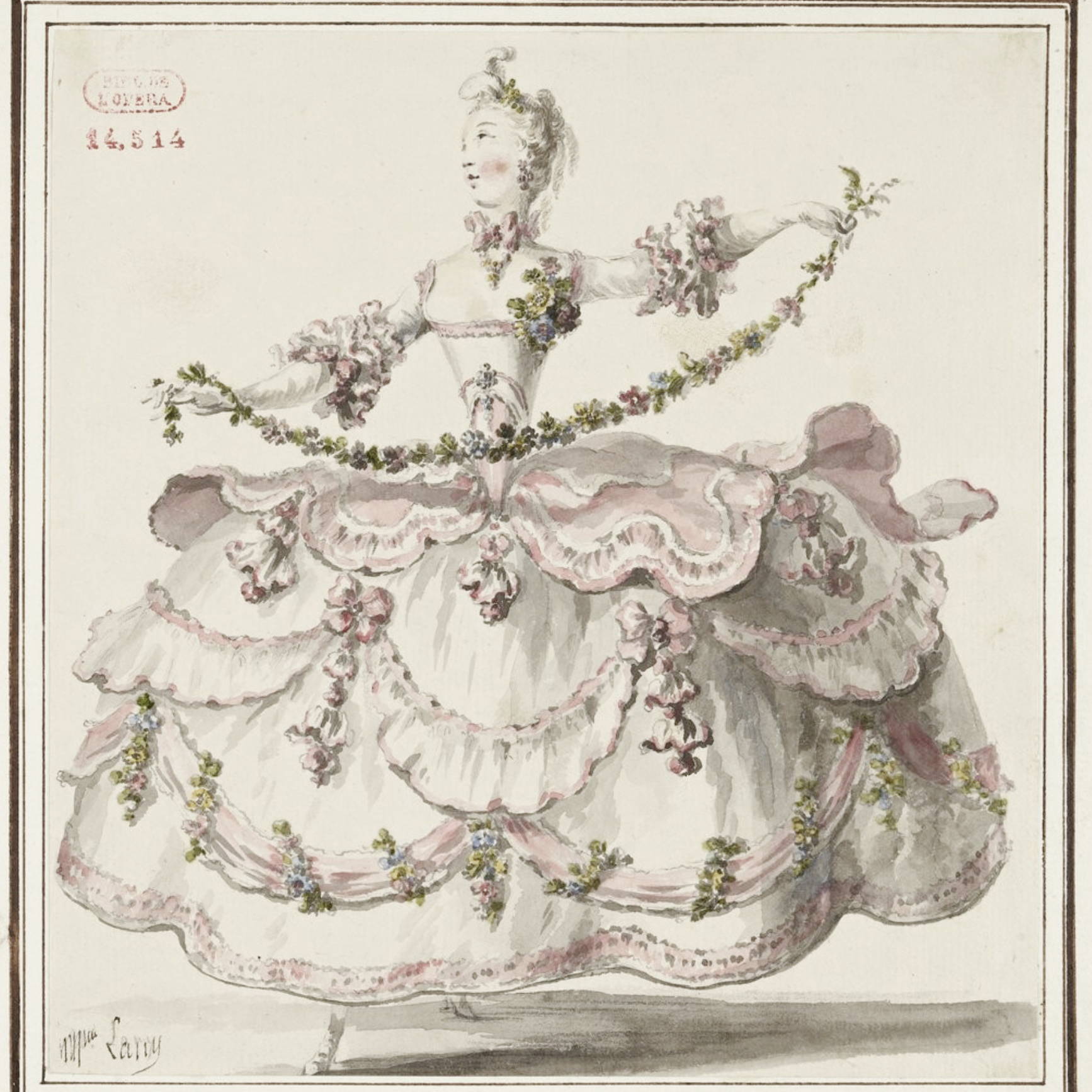 Illustration of Marie Antoinette