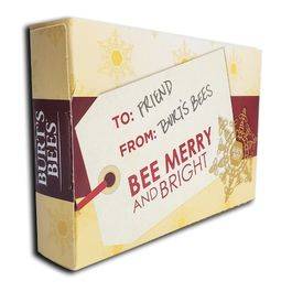 custom printed retail box by burts bees