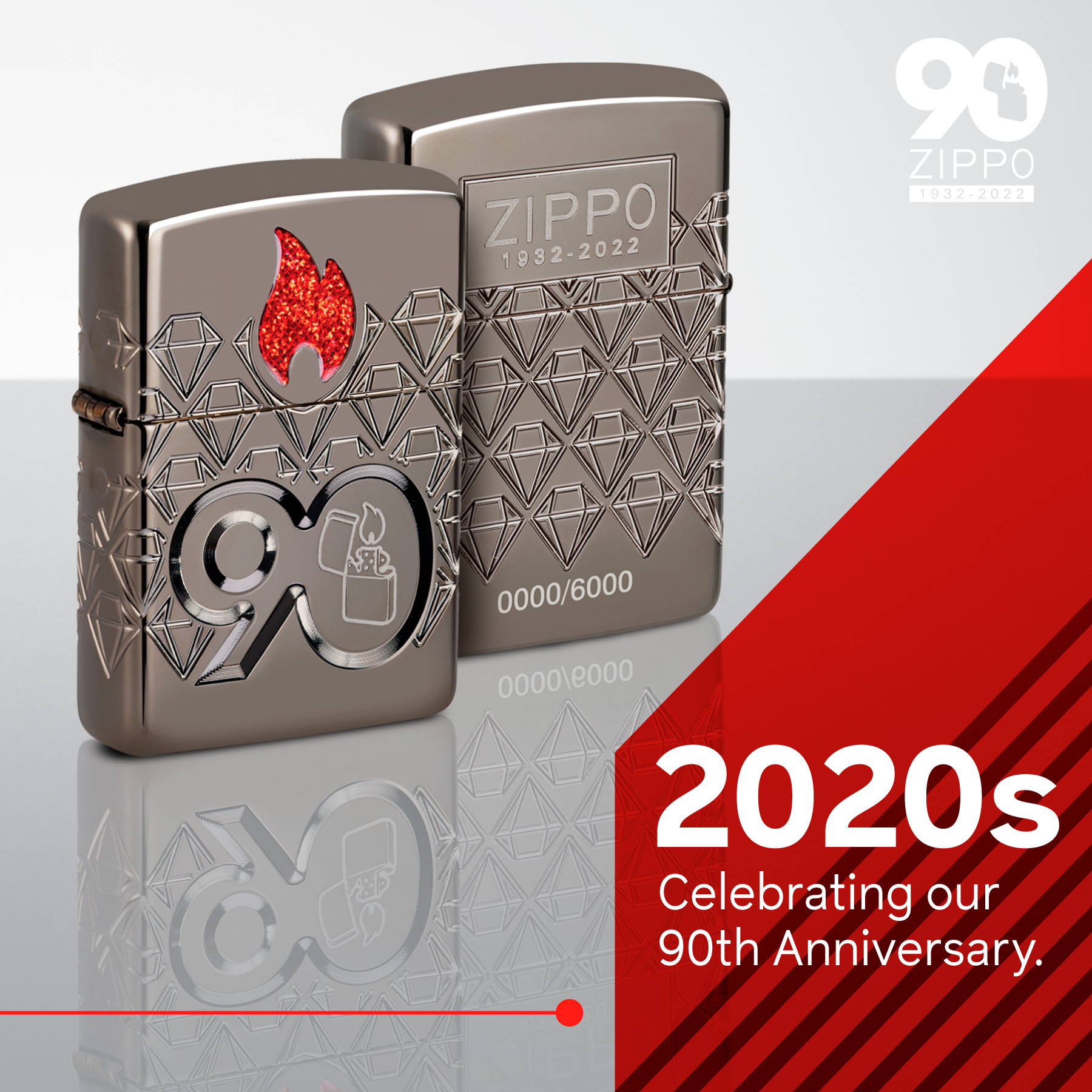 90th Anniversary Lighter available for sale in the USA.