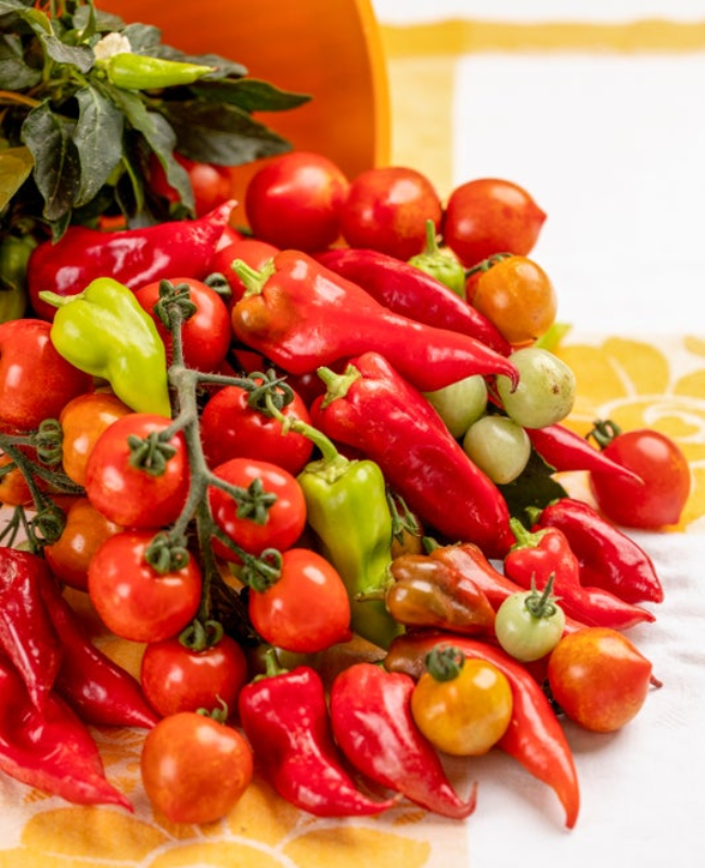 Photo of Goodhearted Tomatoes and Fire Away Hot and Heavy Peppers