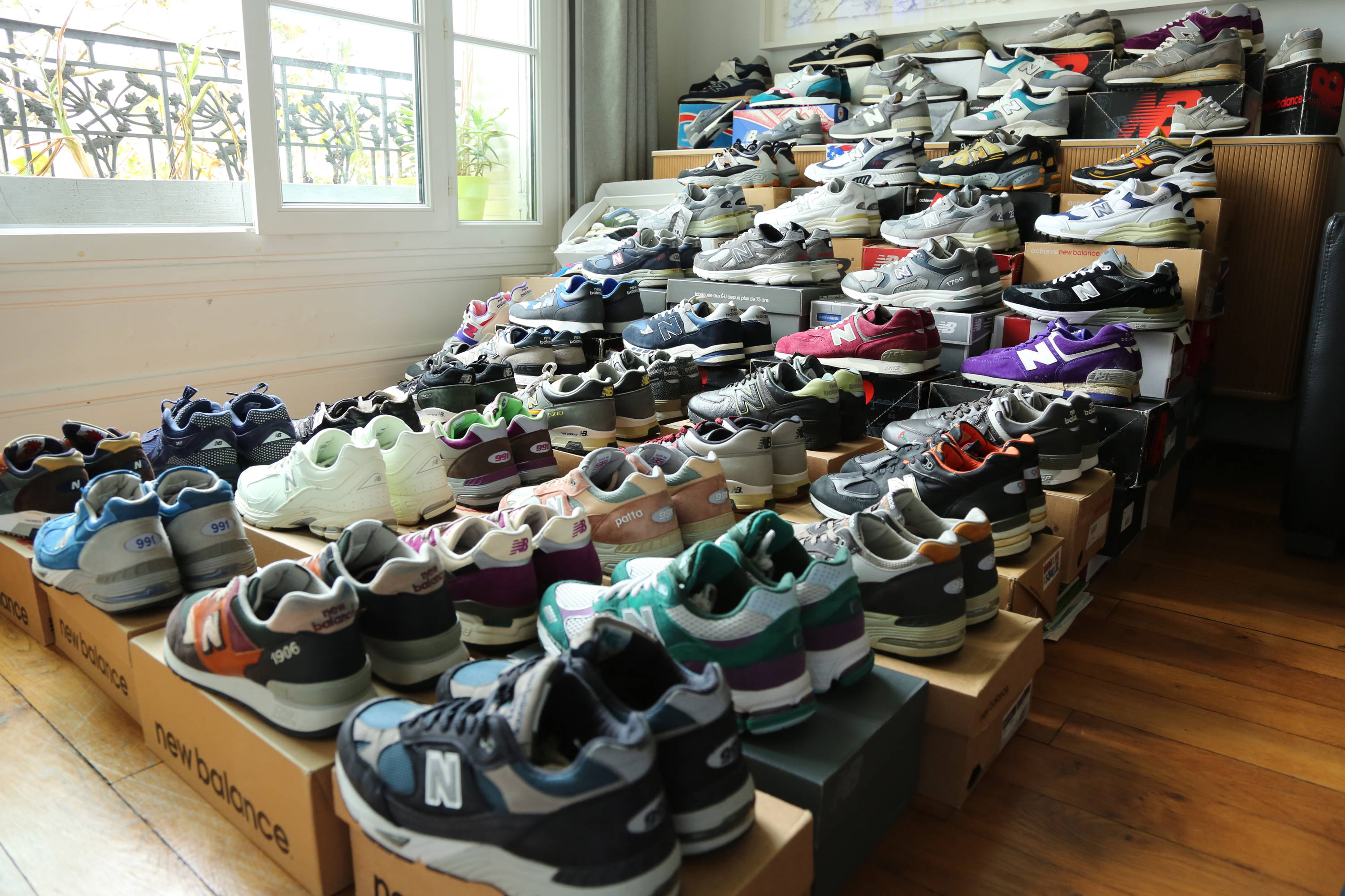 Thomas Dartiques' collection of new balance