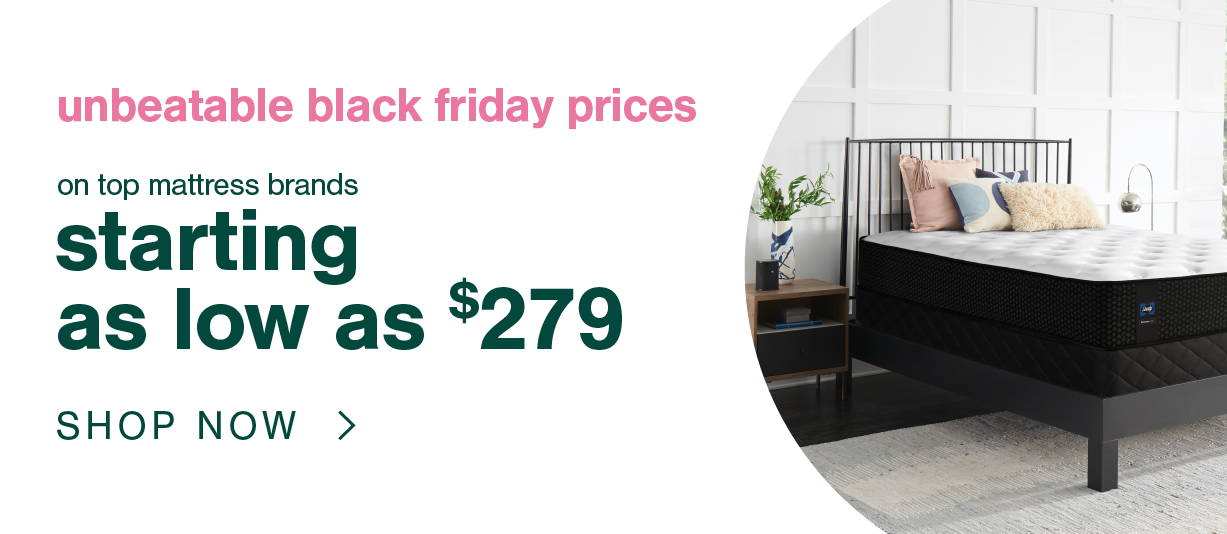 black friday prices on top mattress brands from $279