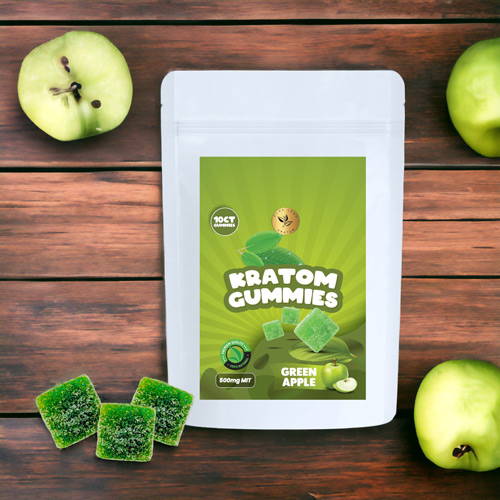 Pure Leaf Kratom Gummies Green Apple