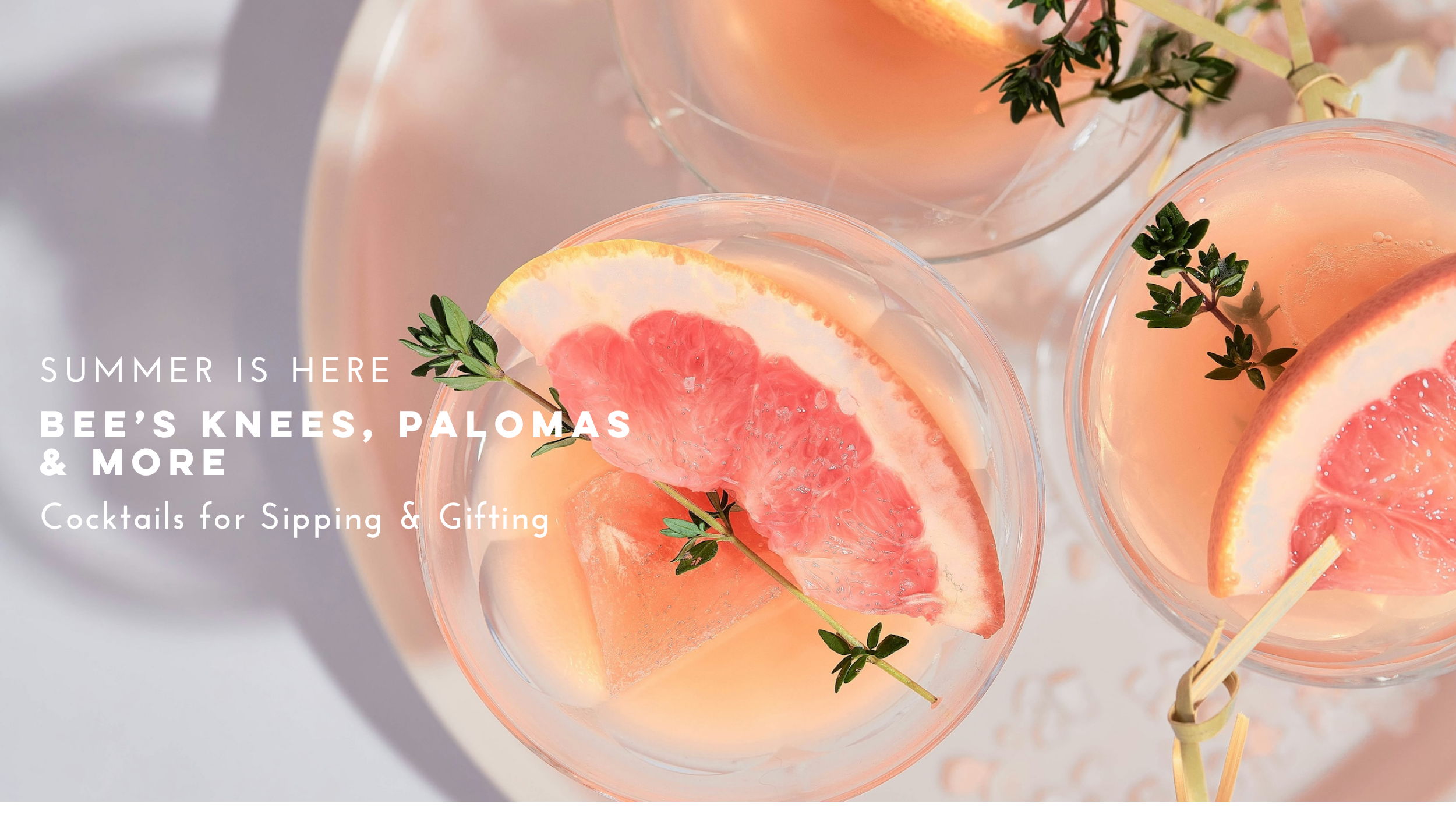 Crafted Taste Cocktail Kits Summer Margaritas, Old Fashioned, Palomas