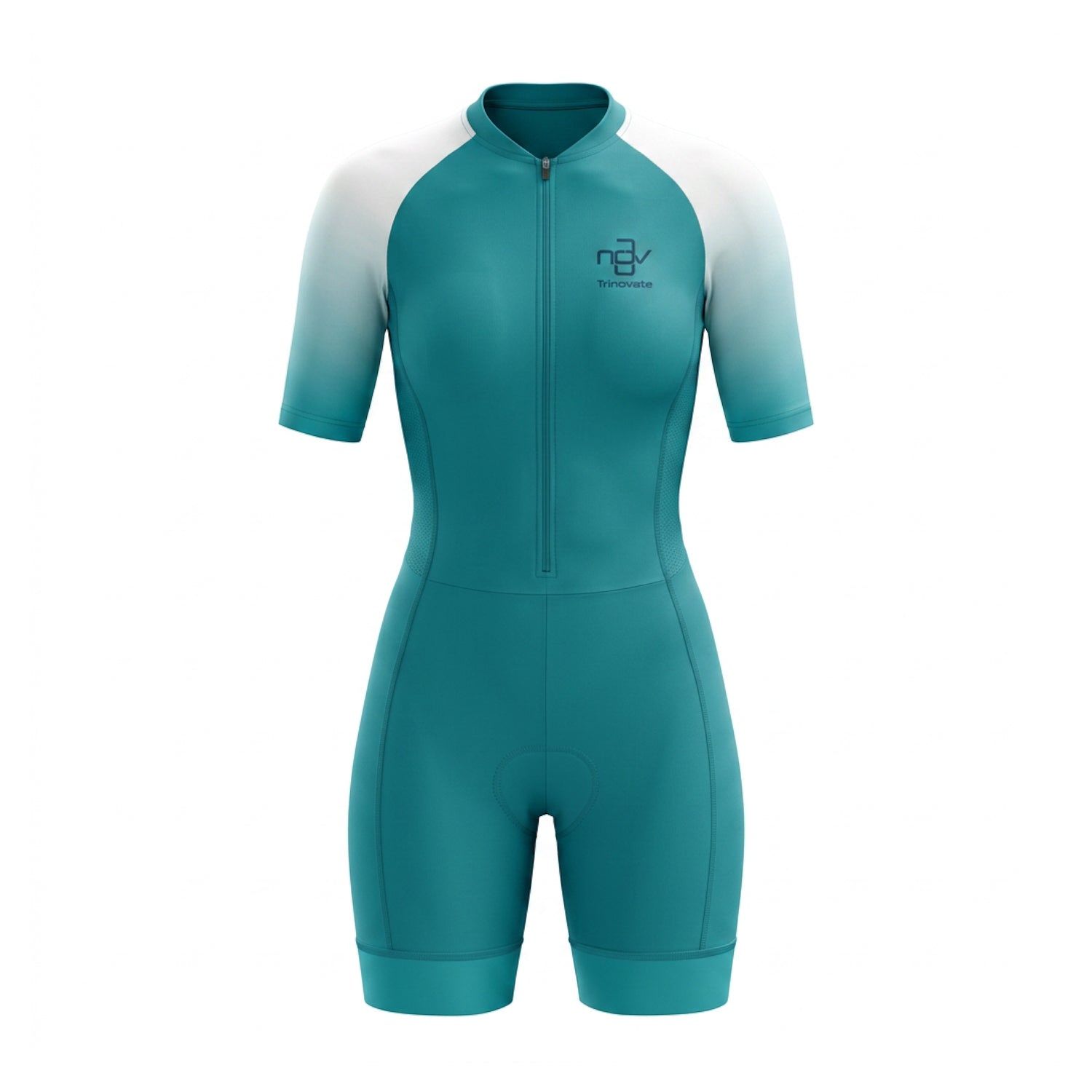 Trinovate Elite Aero-Einteiler, Damen, turquoise-rush, Ansicht von vorn