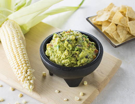 Grilled Corn and Black Bean Guacamole