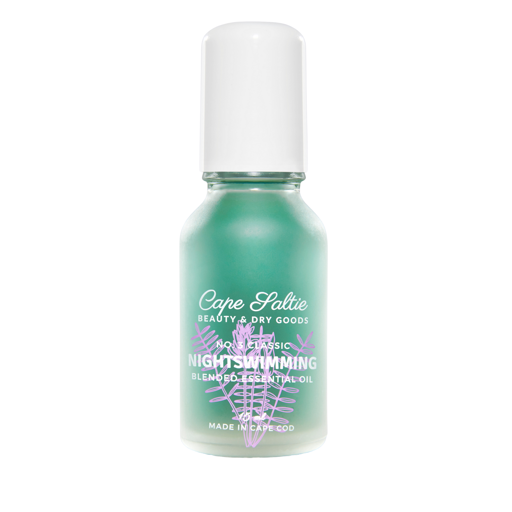 Nightswimming Blended Essential Oil Natural Perfume Organic Jojoba Oil Lavender Essential Oil Lime Seaweed Absolute