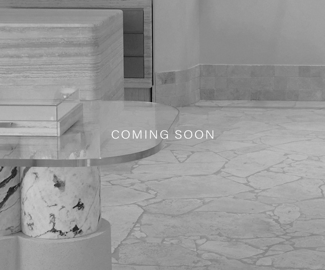 Black and White Table Inside KIVARI Store
