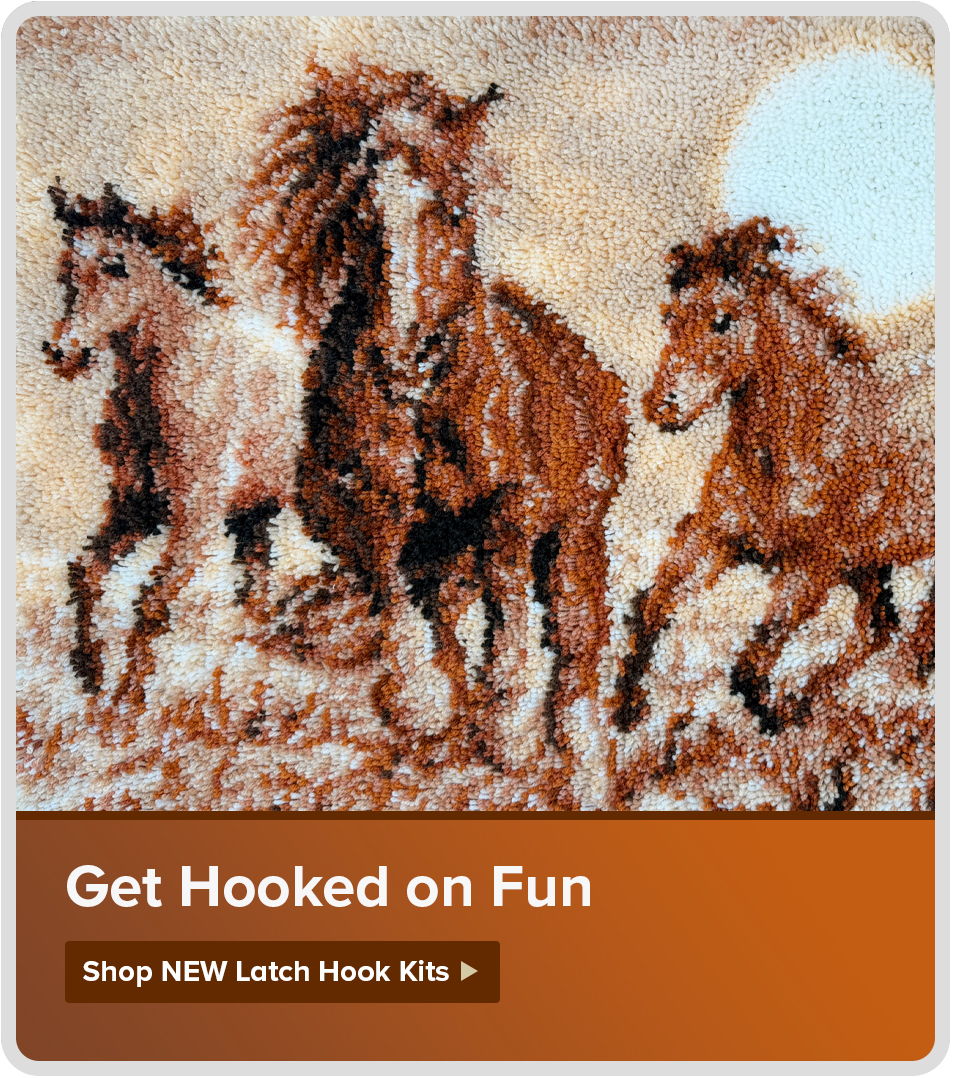 Get Hooked on Fun - Shop New Latch Hook Kits