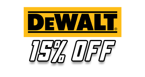 Dewalt logo with text 
