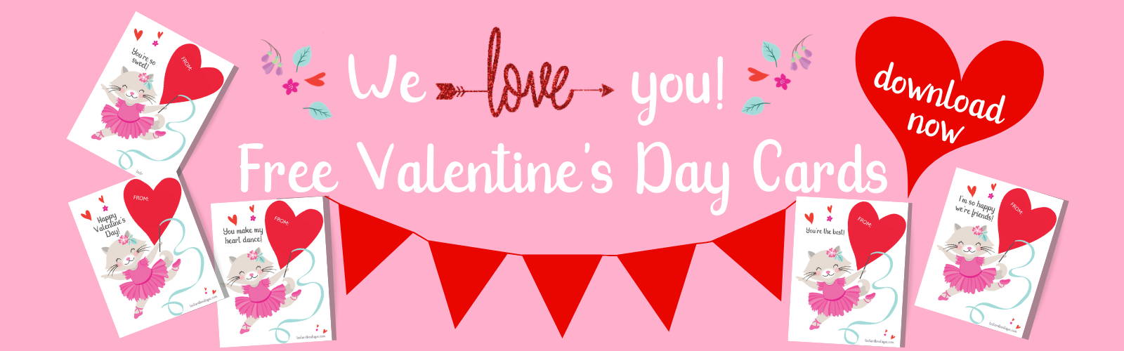Download free Valentine's Day cards!