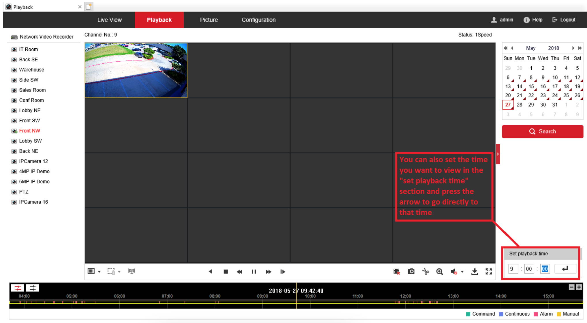 How to get to and Playback Video in Your CCTV Security Camera System