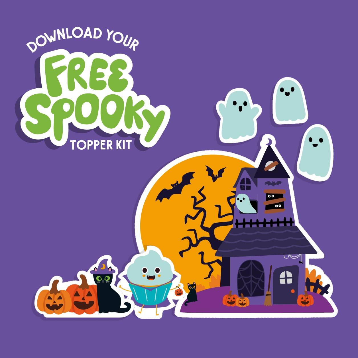 Download Your Free Spooky Topper Kit
