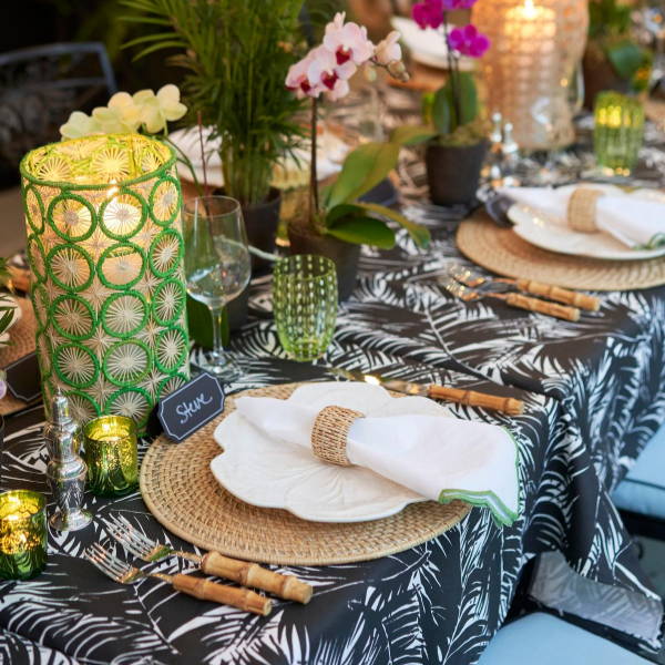 Table setting by Meg Braff for Summer Al Fresco