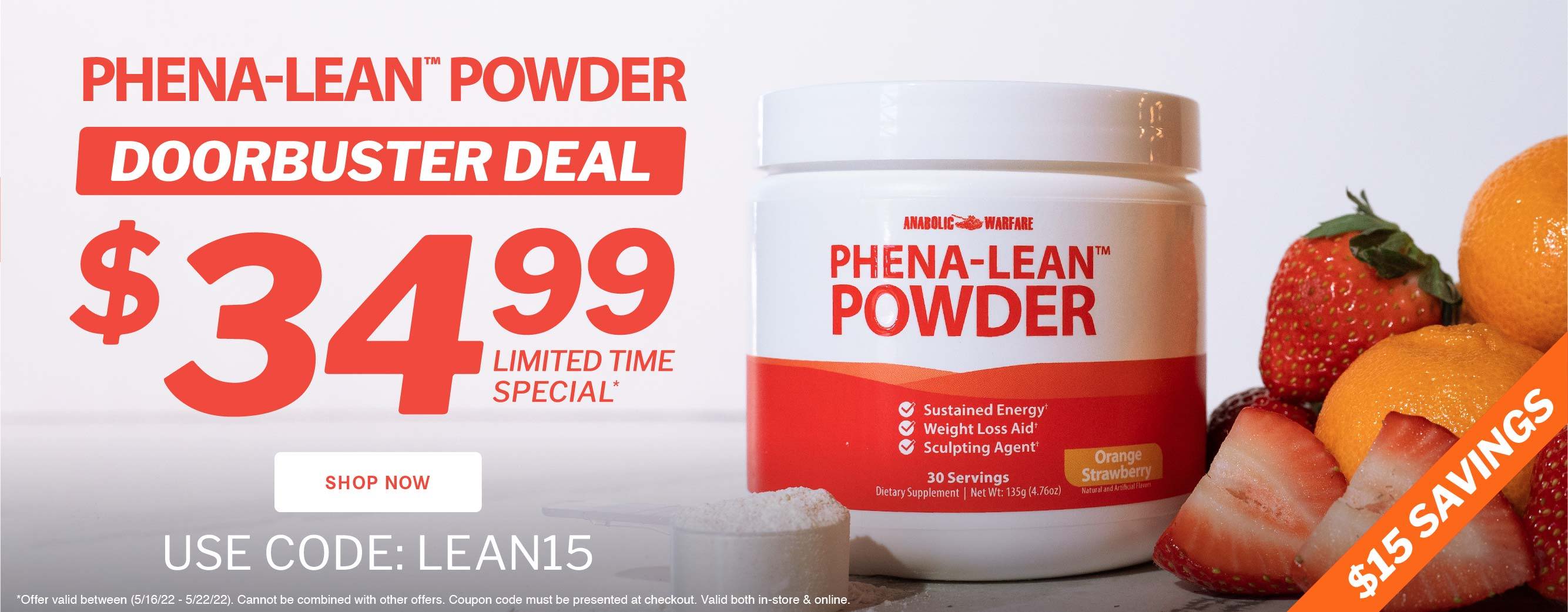 Phena-Lean Powder $34.99 This Week Only