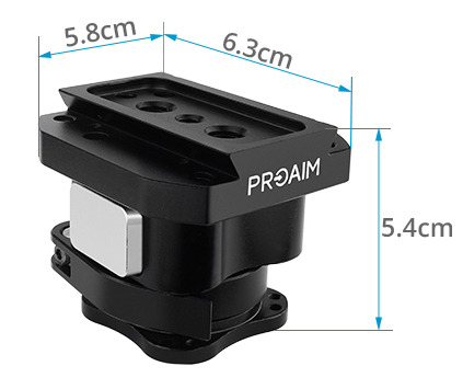 Proaim Quick Release Mount for Freefly MōVI (M5/M10/M15/PRO) Camera Gimbal