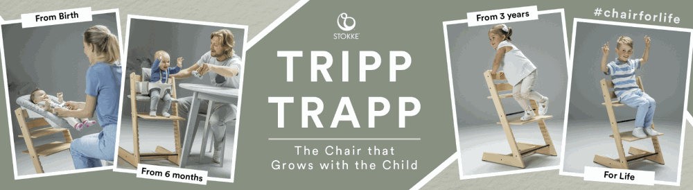 Stokke Tripp Trapp Chair throughout the years