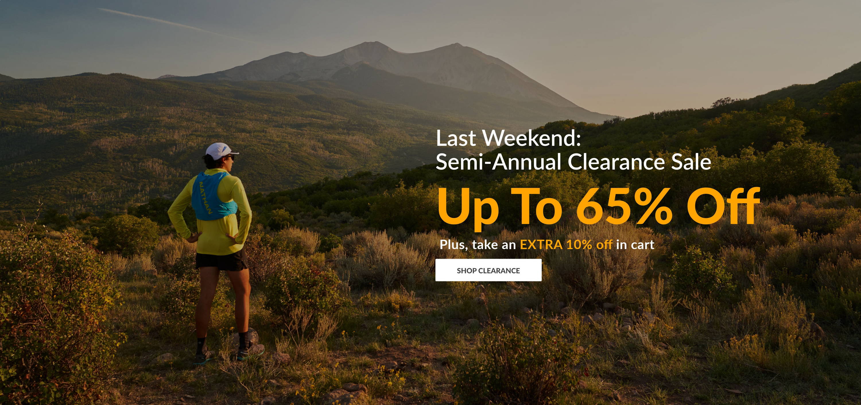 Last Weekend: Semi-Annual Clearance Sale. up to 65% Off. Plus, take an EXTRA 10% off in cart
