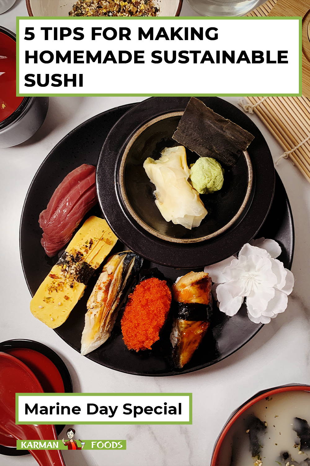 Proper etiquette for eating sushi