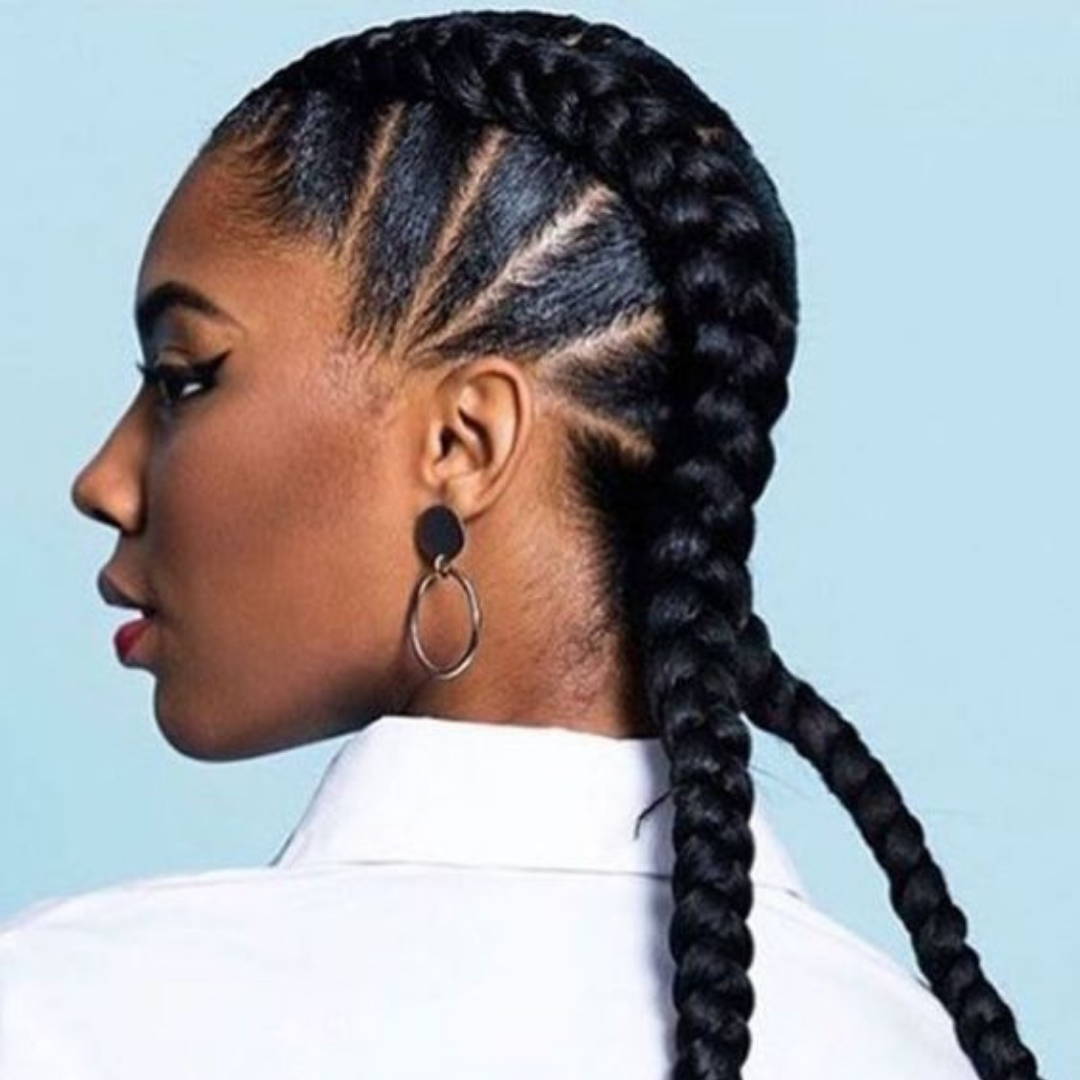 Edgy Dutch Braids