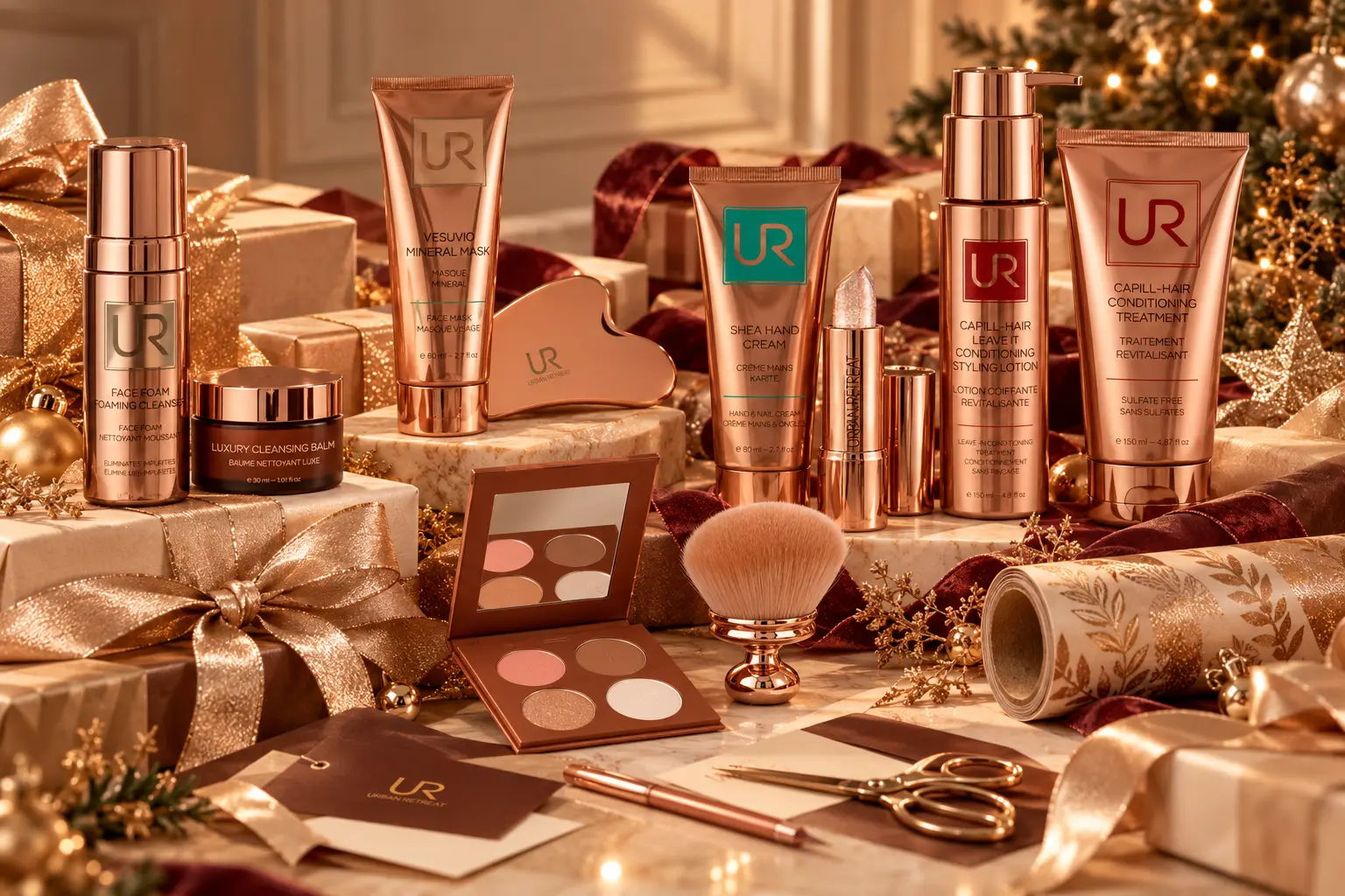 Urban Retreat Christmas beauty gift pairing ideas