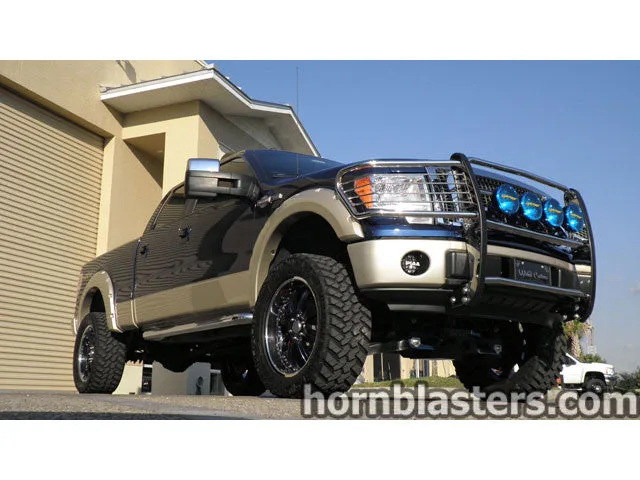 Wicked Customs's 2010 Ford F150 SuperCrew Cab Train Horn Install