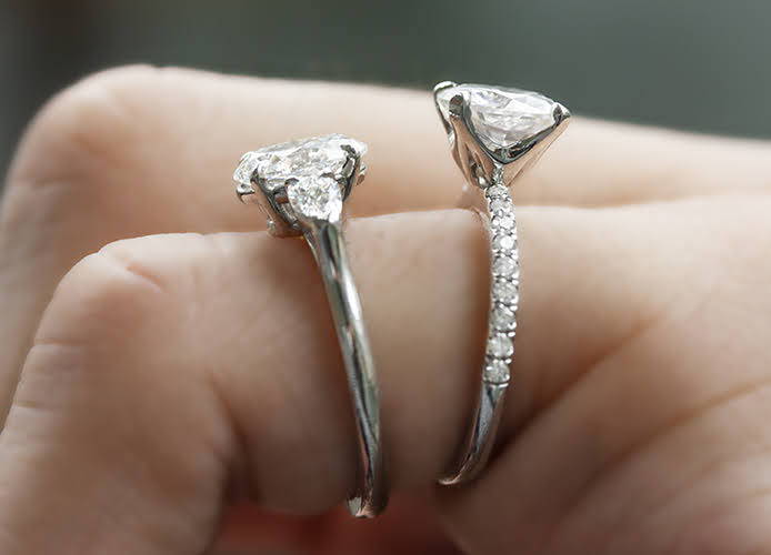 Low Set Engagement Rings Online Bellvalefarms