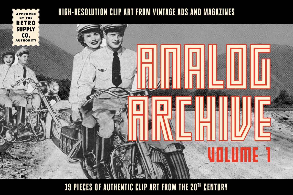 Analog Archive collage pack by RetroSupply Co.