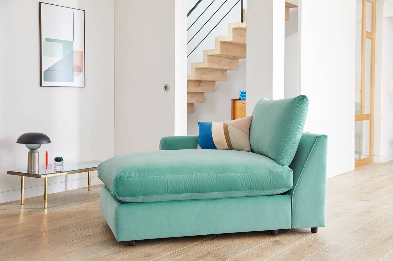Teal daybed