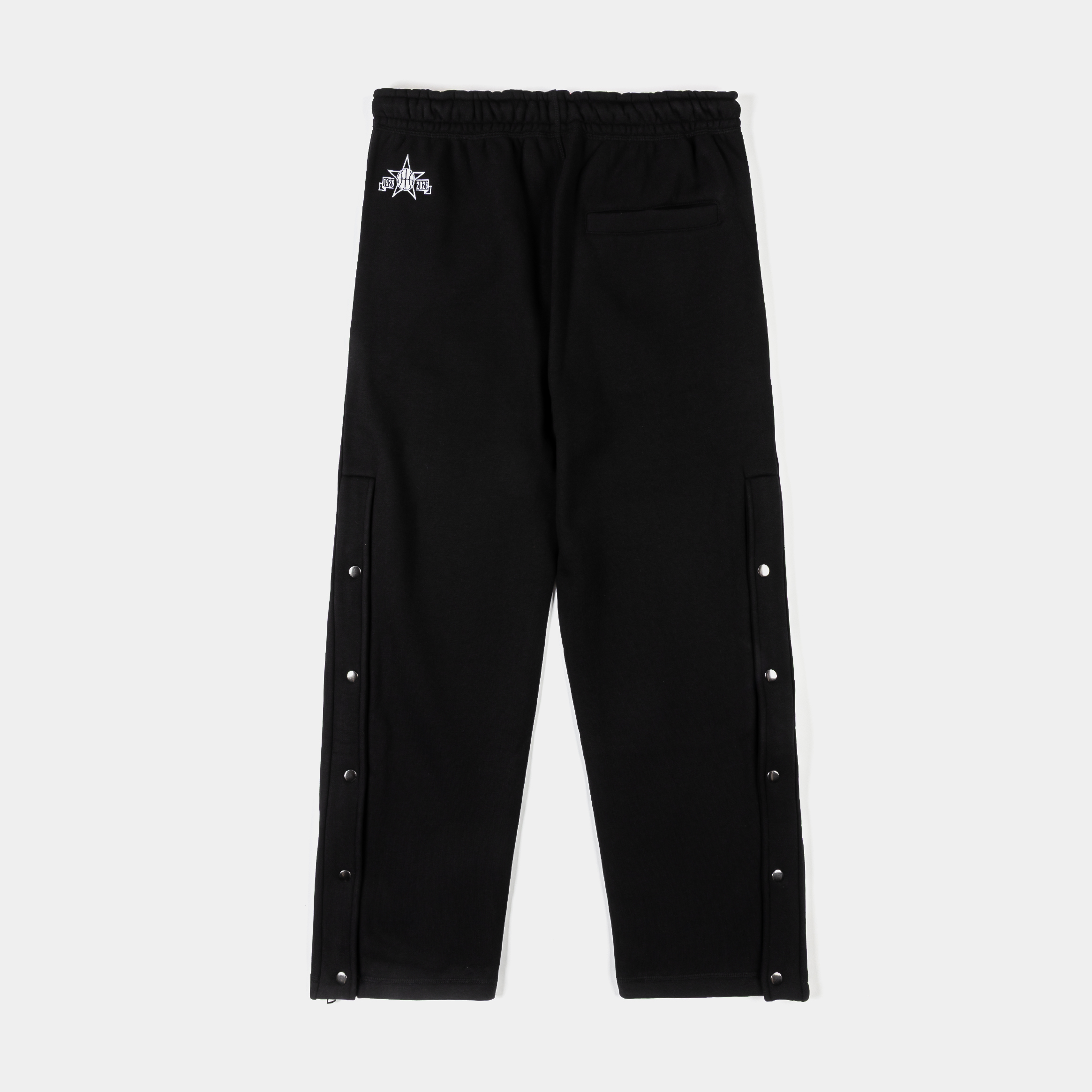 Black pants with stars and 